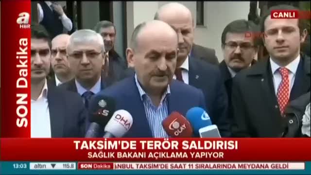 Sağlık Bakanı saldırıyla ilgili açıklama yaptı