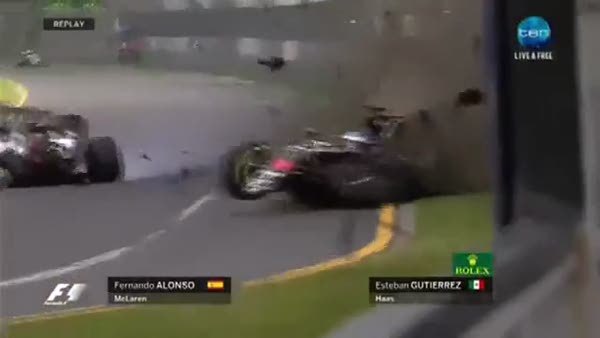Fernando Alonso'dan feci kaza