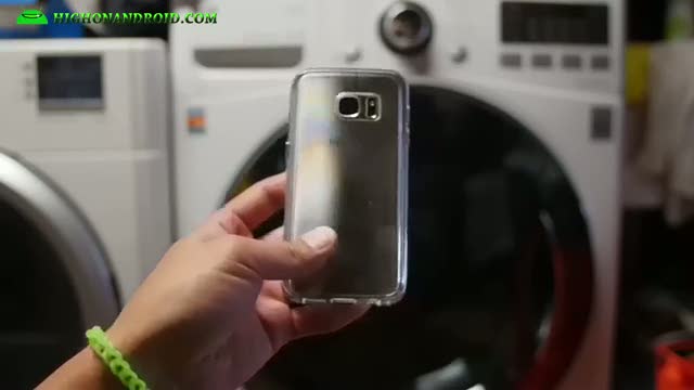 Galaxy S7'yi çamaşır makinesinde yıkadılar!