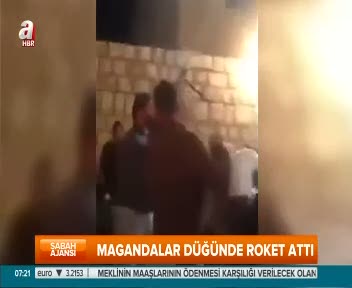 Erkek tarafı ateş edince kız tarafı roket attı!