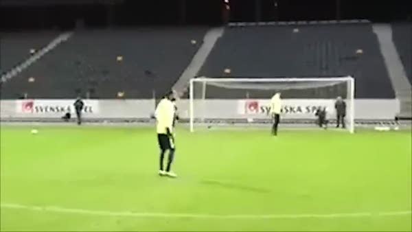 Zlatan İbrahimovic ve Trabzonsporlu Erkan Zengin'in gol düellosu
