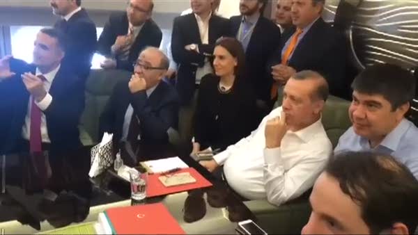 Cumhurbaşkanı Erdoğan maçı böyle izledi