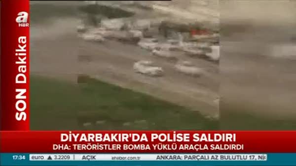 Diyarbakır'da şiddetli patlama! Olay yerinden ilk görüntüler