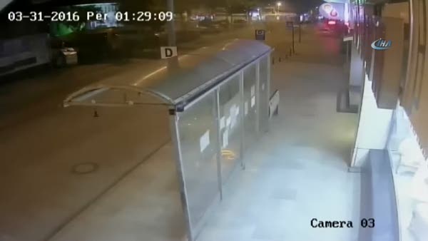 İstanbul'daki kamyon kazası kamerada