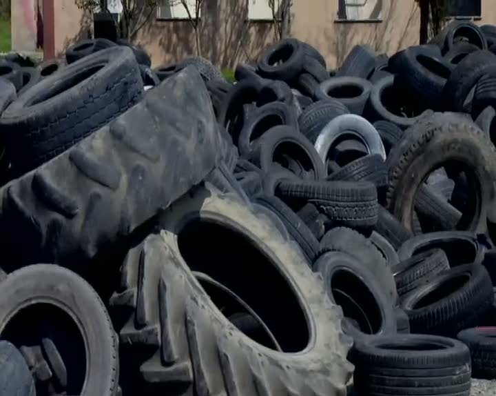 Sinek üreten araç lastikleri toplanıyor