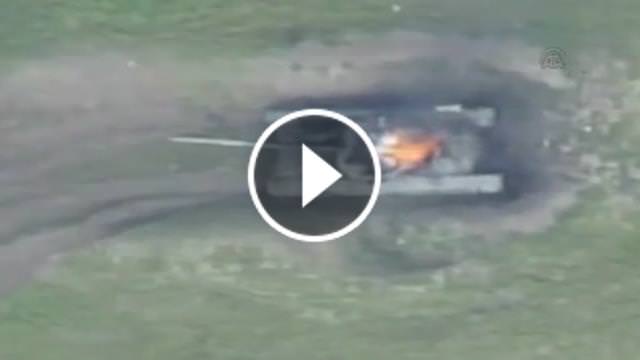 Azerbaycan, Ermenistan tankını böyle vurdu!