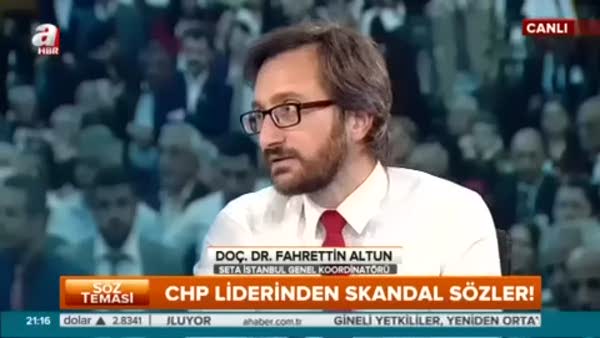 Doç.Dr. Fahrettin Altun: Kılıçdaroğlu’nun sözleri skandal!