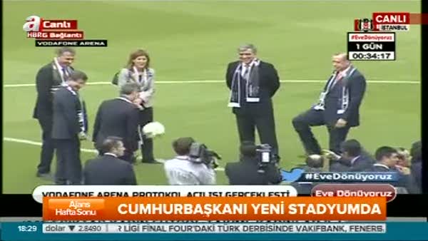 Cumhurbaşkanı Erdoğan Stadyumda