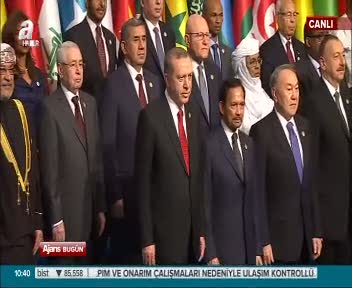 İslam Zirvesi için aile fotoğrafı çekildi