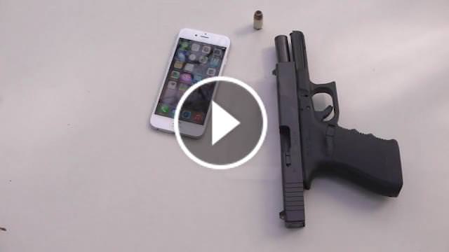 Yeni iPhone 6'ya tabancayla ateş ettiler! iPhone 6'ya tabancayla ateş ederseniz ne olur?