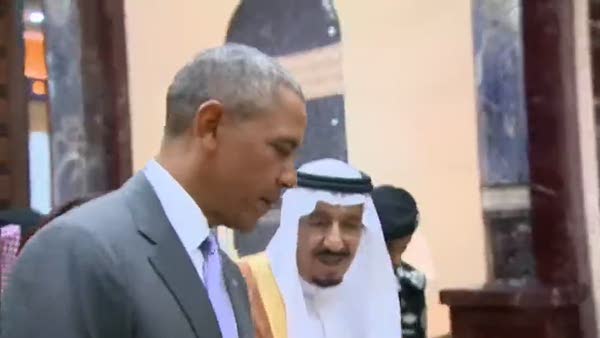 Obama Suudi Kralı Selman'la görüştü