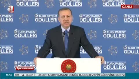 Cumhurbaşkanı Erdoğan patent ödülleri töreninde gündemi değerlendirdi