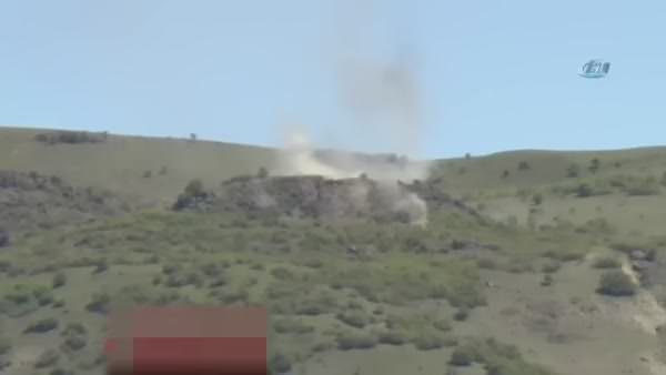 3 askeri şehit eden PKK'lıların geçiş güzergahları bombalandı