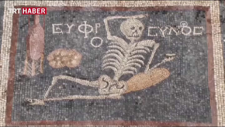 Hatay'da ilginç mozaik