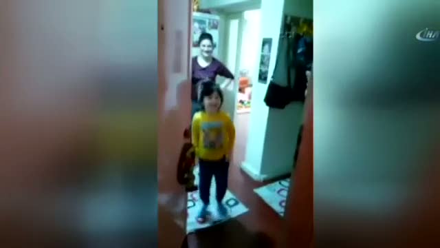 Polis babayla duygulandıran buluşma