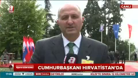 Cumhurbaşkanı Erdoğan, Hırvatistan'da