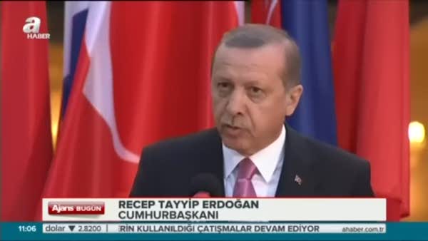 Erdoğan'dan Hırvatistan'da 'Laiklik' mesajı