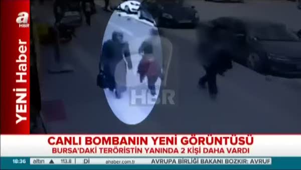 Bursa'daki canlı bombanın yeni görüntüsü