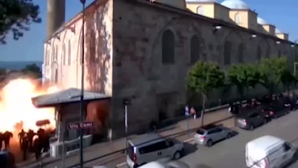 Bursa’daki canlı bomba saldırısından yeni görüntüler