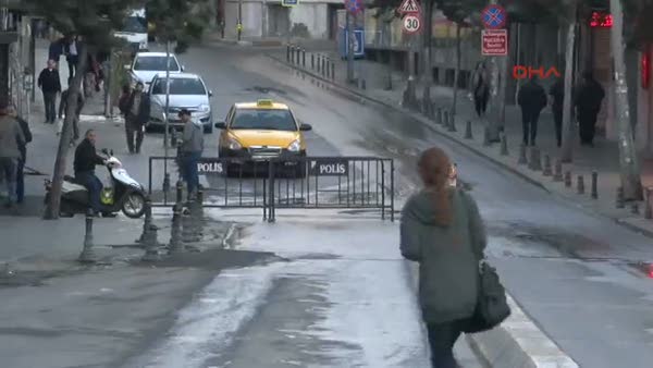 Taksim meydanına çıkan yollar kapalı!