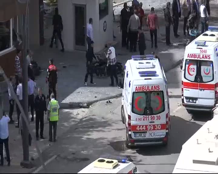 Gaziantep Emniyet Müdürlüğü önünde patlama