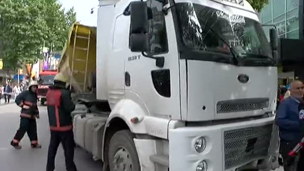 Bağdat Caddesi'nde hafriyat kamyonu dehşeti