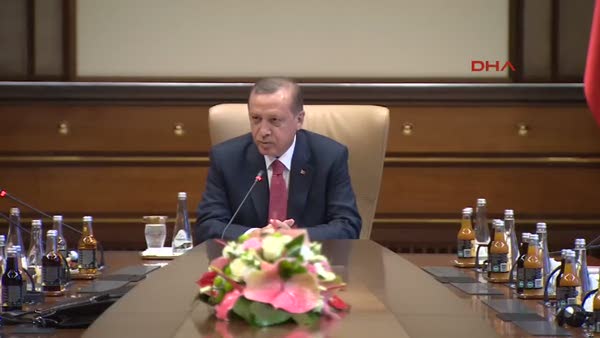 Erdoğan, Eurocup şampiyonu Galatasaray'ı ağırladı