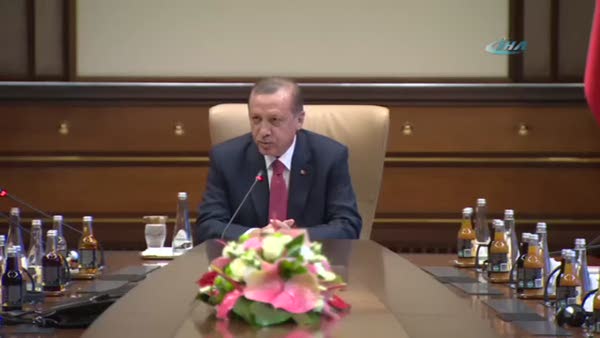 Cumhurbaşkanı Erdoğan, şampiyon Aslanları kabul etti