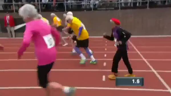 100 yaşında 100 metre rekoru kıran süper nine