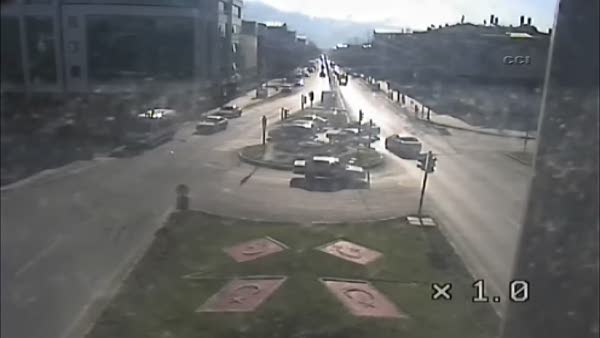 Erzincan'da trafik kazaları MOBESE'de