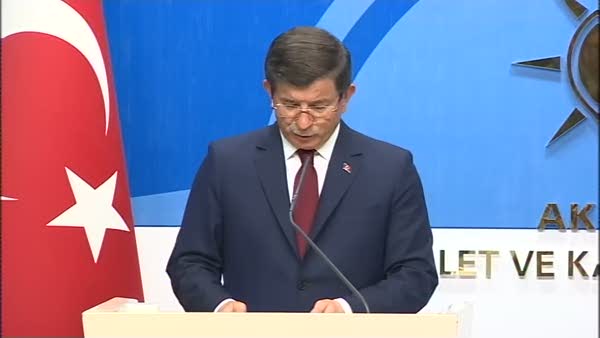 Başbakan Ahmet Davutoğlu; 