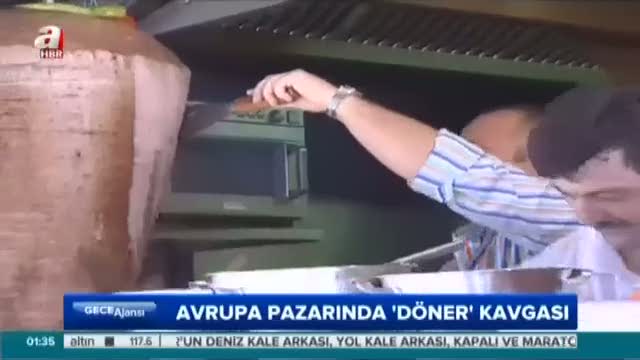 Türk döneri Avrupa'ya damga vurdu