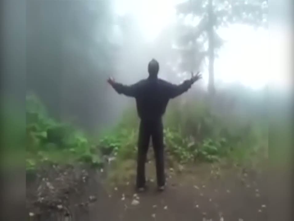 Ormanda ateş edip Fenerbahçe'ye seslenen taraftar tepki çekti!