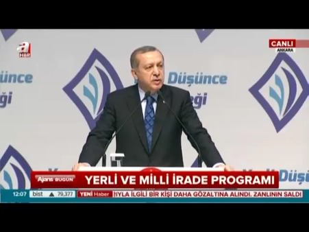 Cumhurbaşkanı Erdoğan Yerli ve Milli İrade Programı'nda konuştu