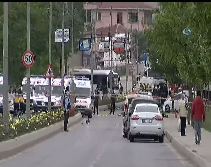 Sancaktepe'de Askeri Kışla Karşısında Patlama