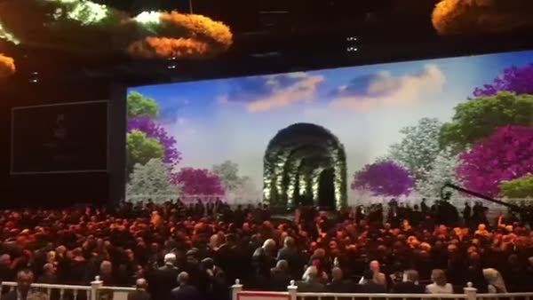 Sümeyye Erdoğan'ın nikahının kıyılacağı salondan ilk görüntüler
