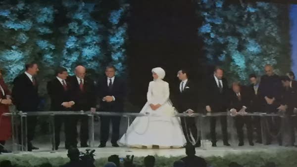 Sümeyye Erdoğan'ın düğününden ilk fotoğraflar