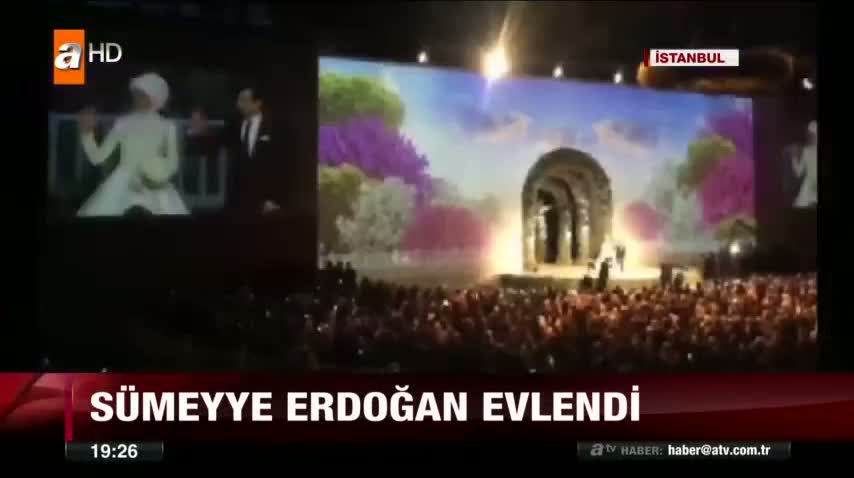 Sümeyye Erdoğan evlendi...