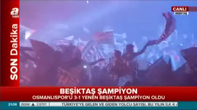 Taraftarlar şampiyonluğu böyle kutluyor