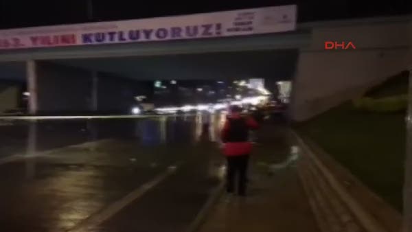 İstanbul Maltepe'de üstgeçidin altında patlama 1 yaralı
