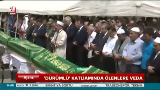 'Dürümlü' katliamında ölenlere veda