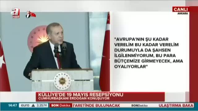 Cumhurbaşkanı Erdoğan 