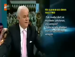 Nihat Hatipoğlu'ndan Berat Kandili Duası