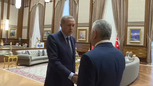 Cumhurbaşkanı Erdoğan, Binali Yıldırımı kabul etti