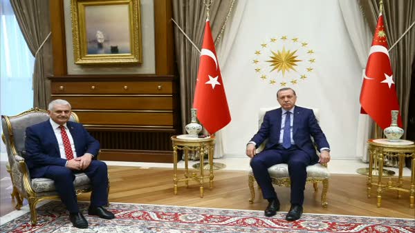 Cumhurbaşkanı Erdoğan Binali Yıldırım'ı kabul etti