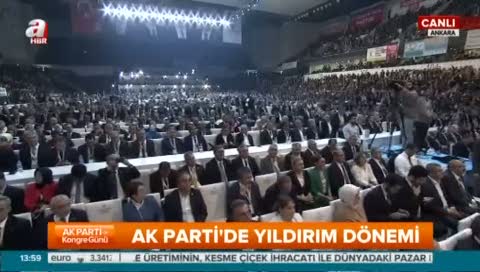Binali Yıldırım'dan coşkulu kongre konuşması