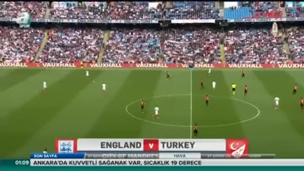 İngiltere 2-1 Türkiye (Özet)