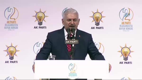 AK Parti Genel Başkanı Binali Yıldırım’dan teşekkür konuşması