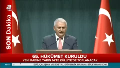 Yeni kabine ilk toplantısını Külliye'de yapacak!