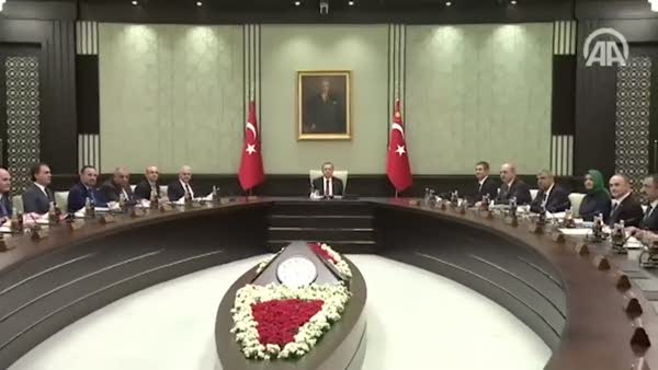 Bakanlar Kurulu Erdoğan başkanlığında toplandı